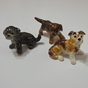 Goebel Vintage Set Of 3 Dogs